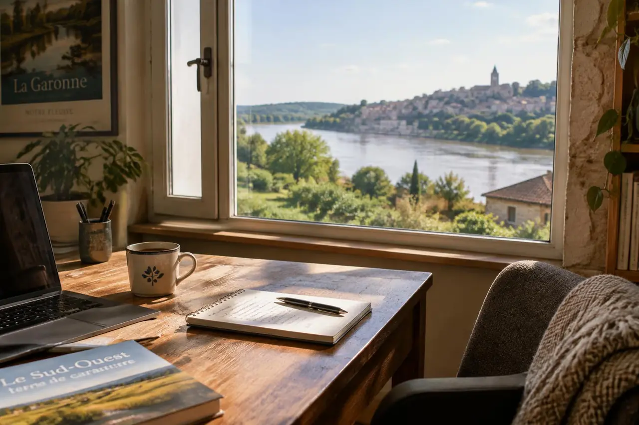 Bureau Flex CMO au bord de la Garonne